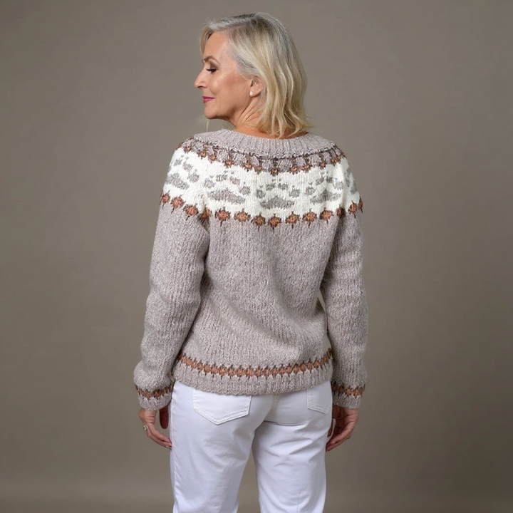 Elsie | Nordic Patterned Cardigan