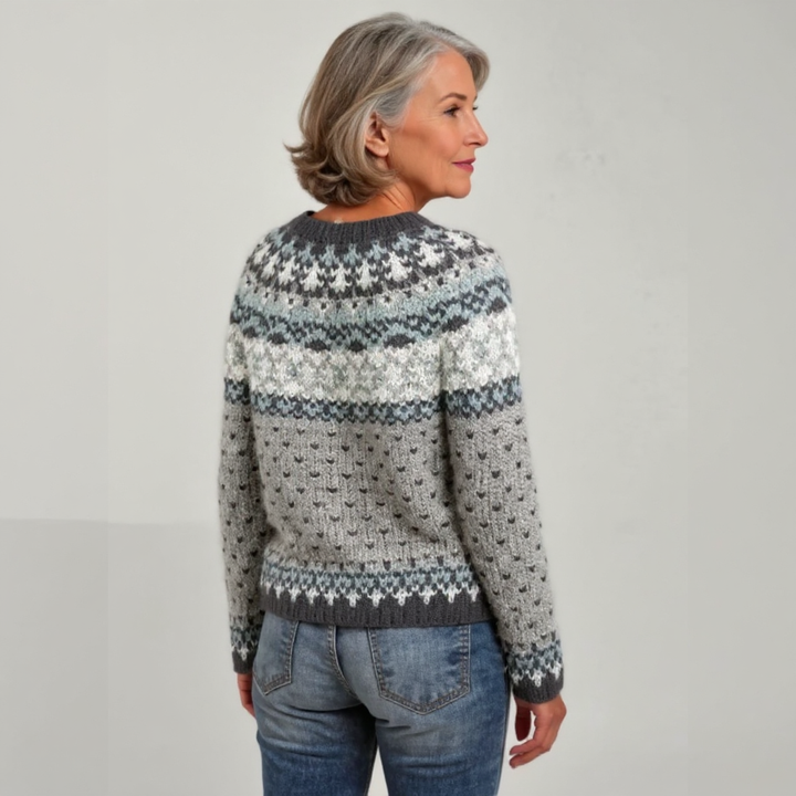 Frida | Nordic Pattern Sweater