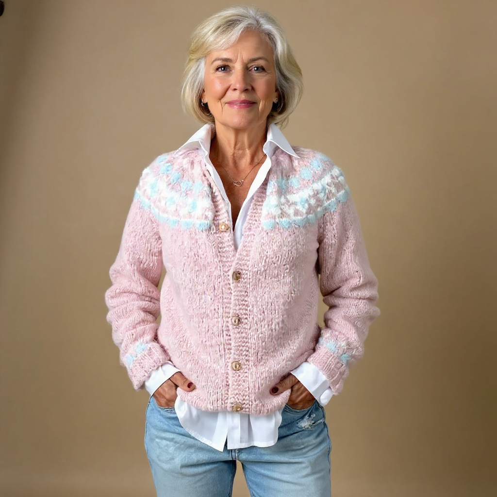 Elke | Nordic Patterned Cardigan