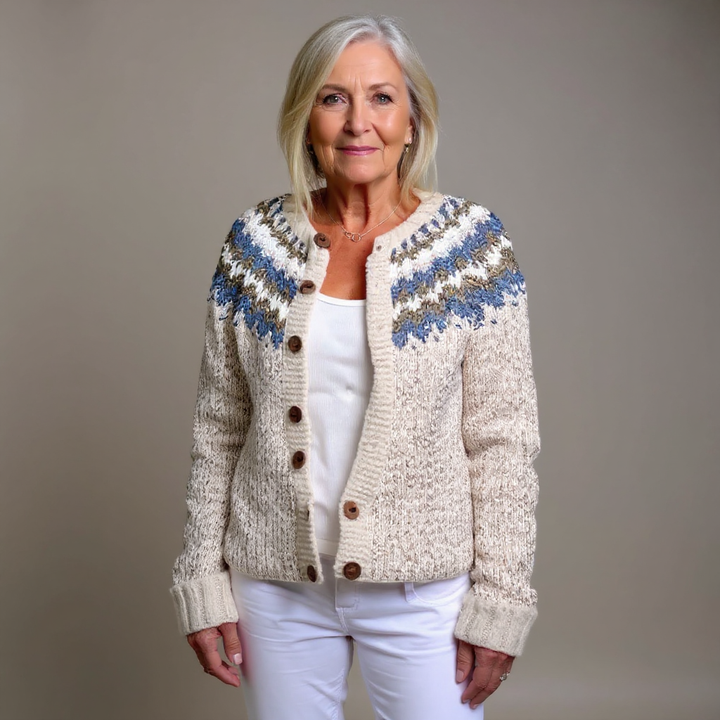 Nadette | Nordic Patterned Cardigan
