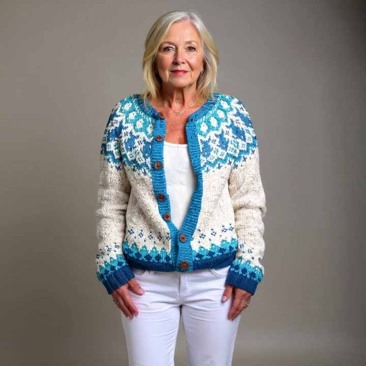 Astra | Nordic Patterned Cardigan