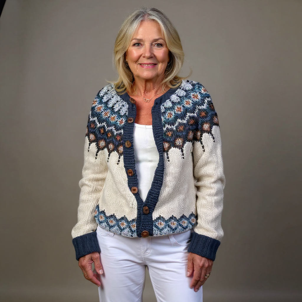 Senja | Patterned Nordic Cardigan