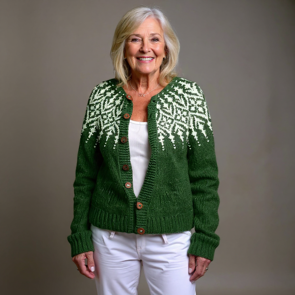Pippa | Nordic Snowflake Cardigan