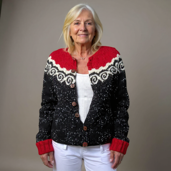 Dorothea | Nordic Patterned Cardigan