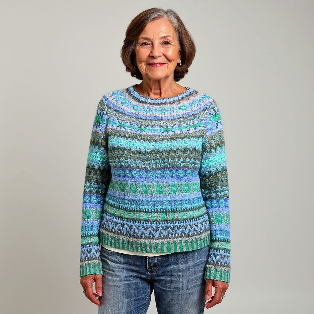 Gabrielle | Patterned Knit Jumper