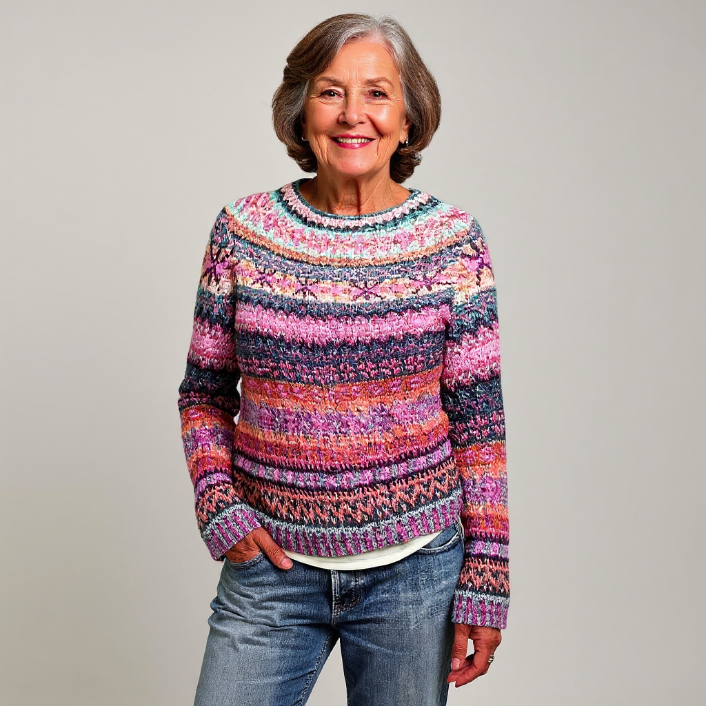 Linnea | Multi-Tone Knit Sweater