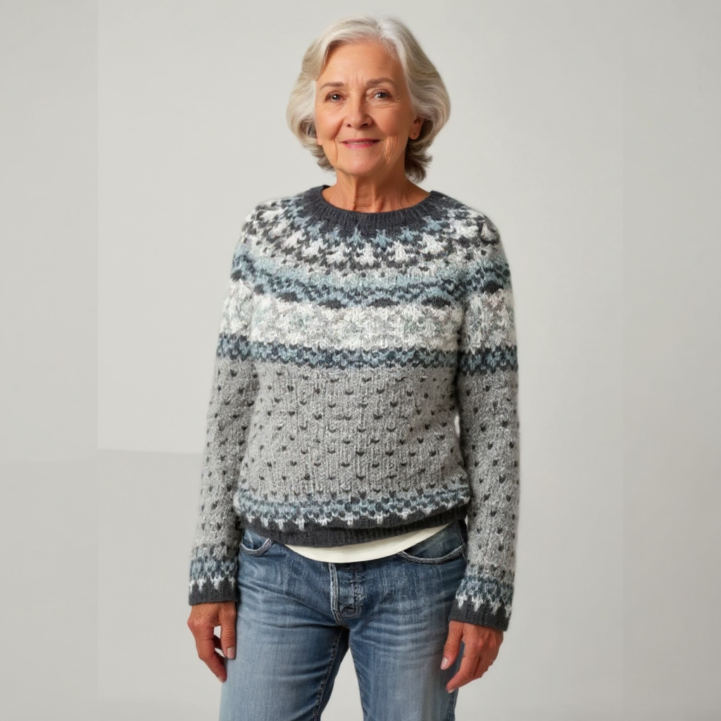 Frida | Nordic Pattern Sweater