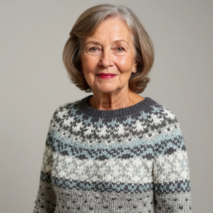 Frida | Nordic Pattern Sweater