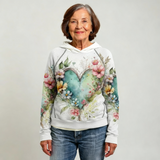 Phoebe | Relaxed Floral Hoodie