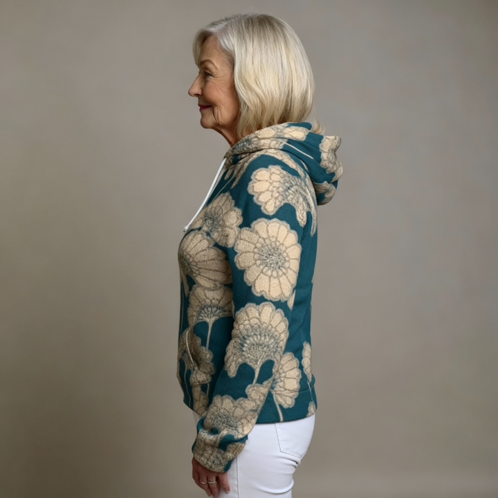 Laurel | Floral Print Hoodie