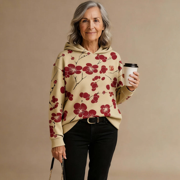 Anthea | Blossom-Print Hoodie