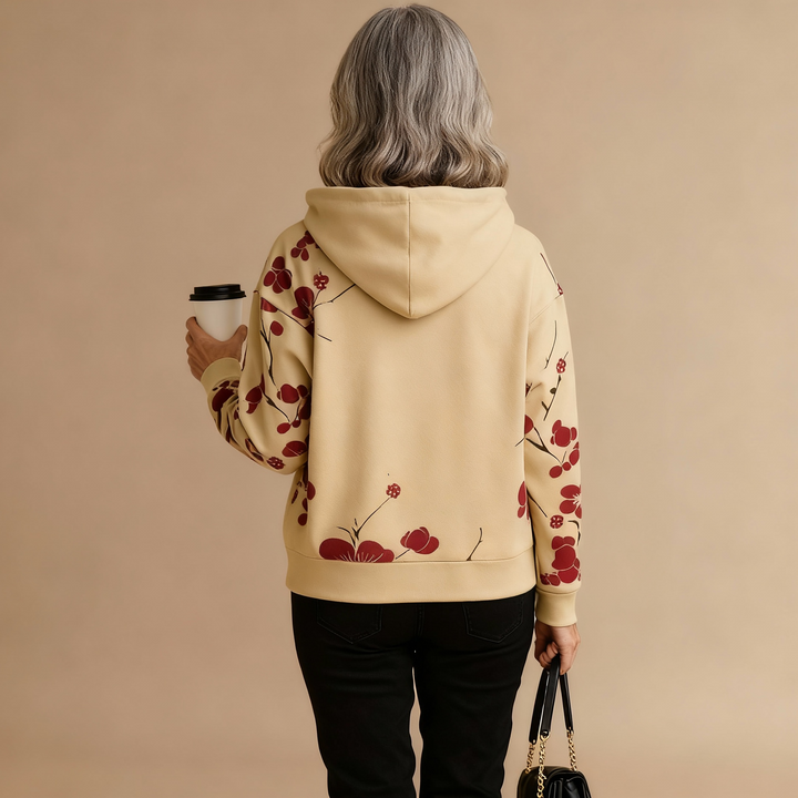 Anthea | Blossom-Print Hoodie