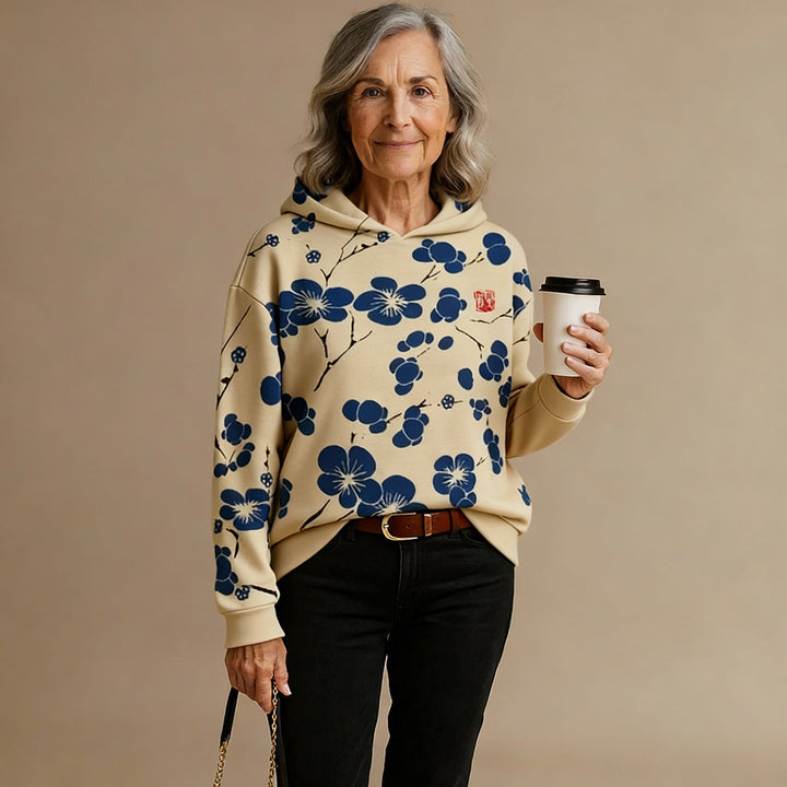 Anthea | Blossom-Print Hoodie