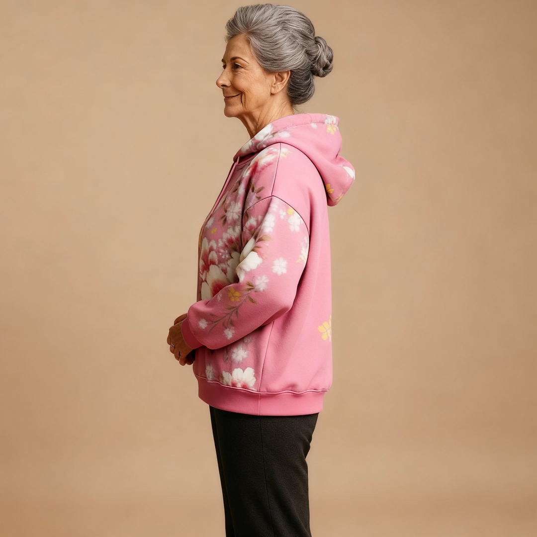 Belinda | Blossom-Print Hoodie