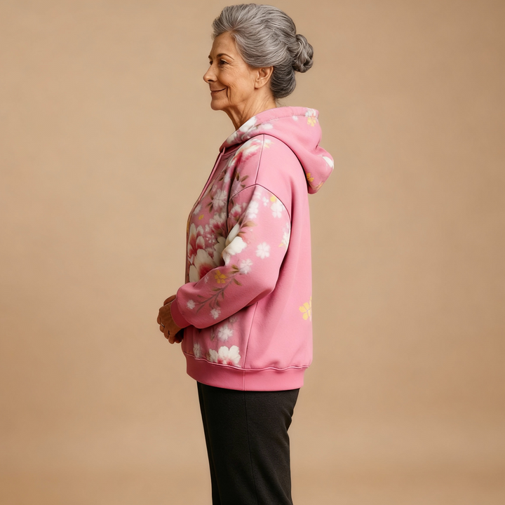 Belinda | Blossom-Print Hoodie