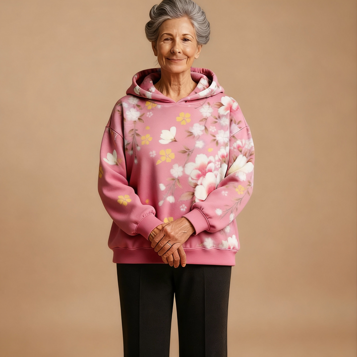 Belinda | Blossom-Print Hoodie
