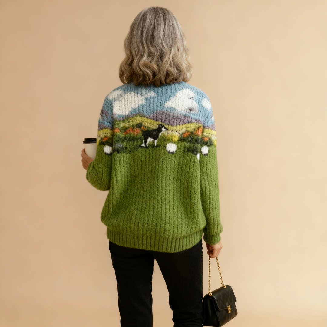 Nessa | Countryside Scene Sweater