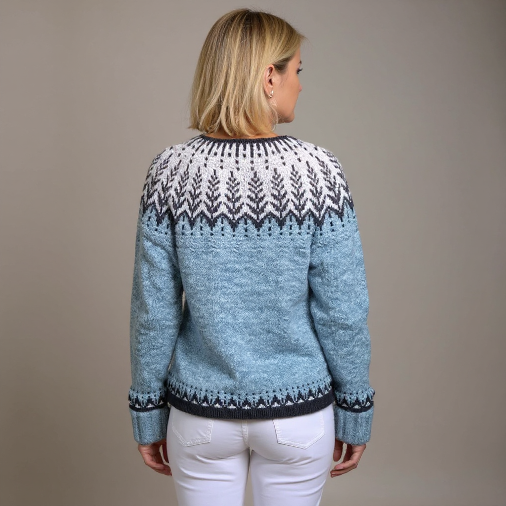 Sonja | Nordic-Patterned Cardigan