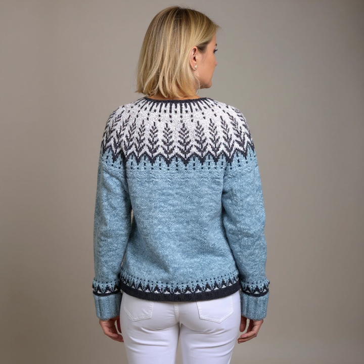 Sonja | Nordic-Patterned Cardigan