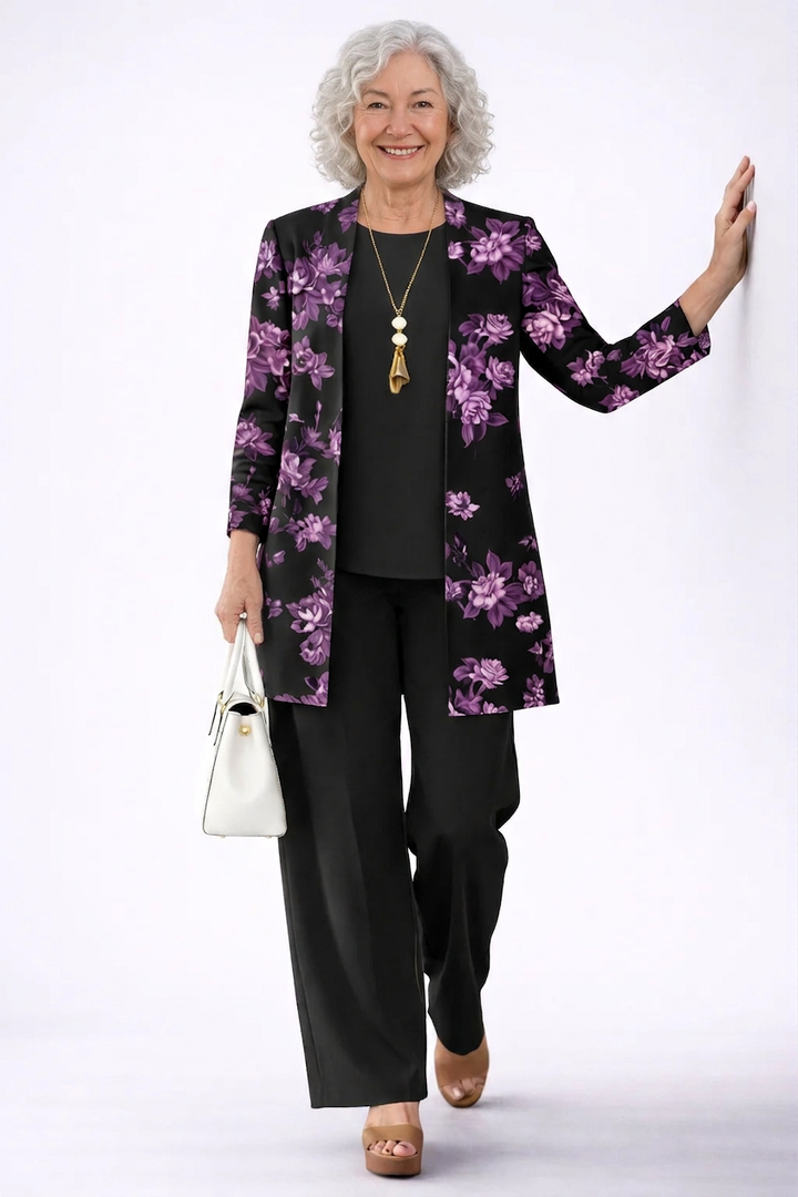 Danielle | Floral Elegance Three-Piece Set