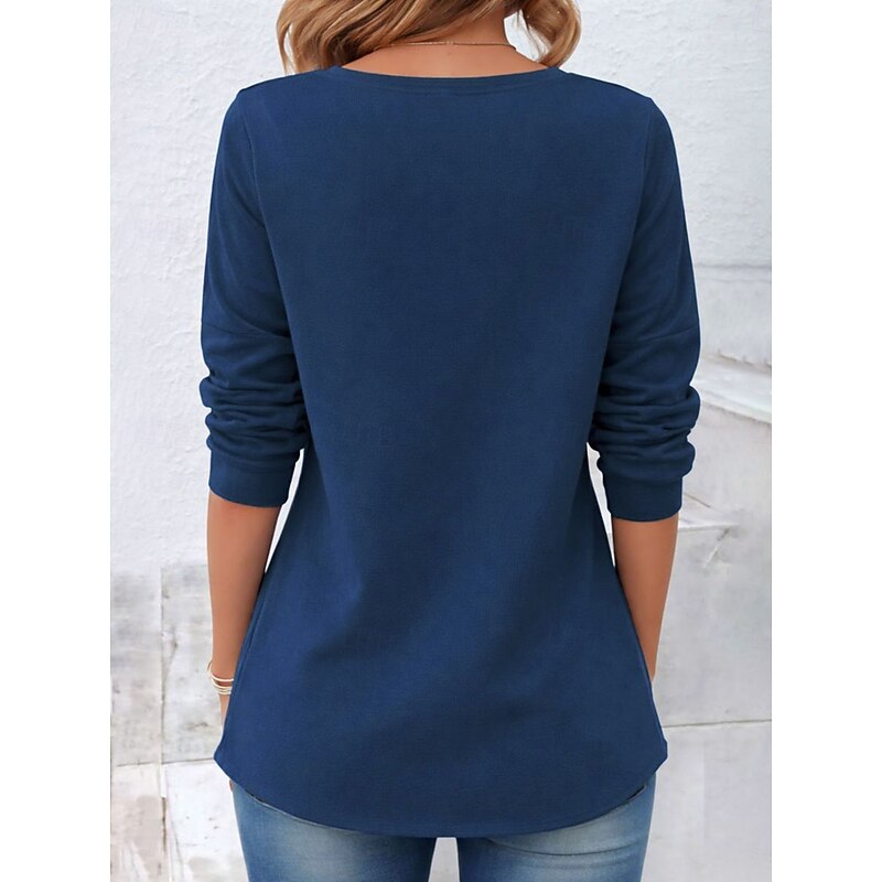 Corinna | Draped Button-Detail Top