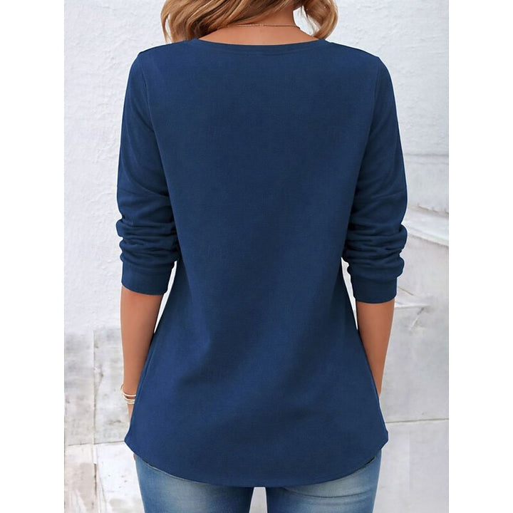 Corinna | Draped Button-Detail Top
