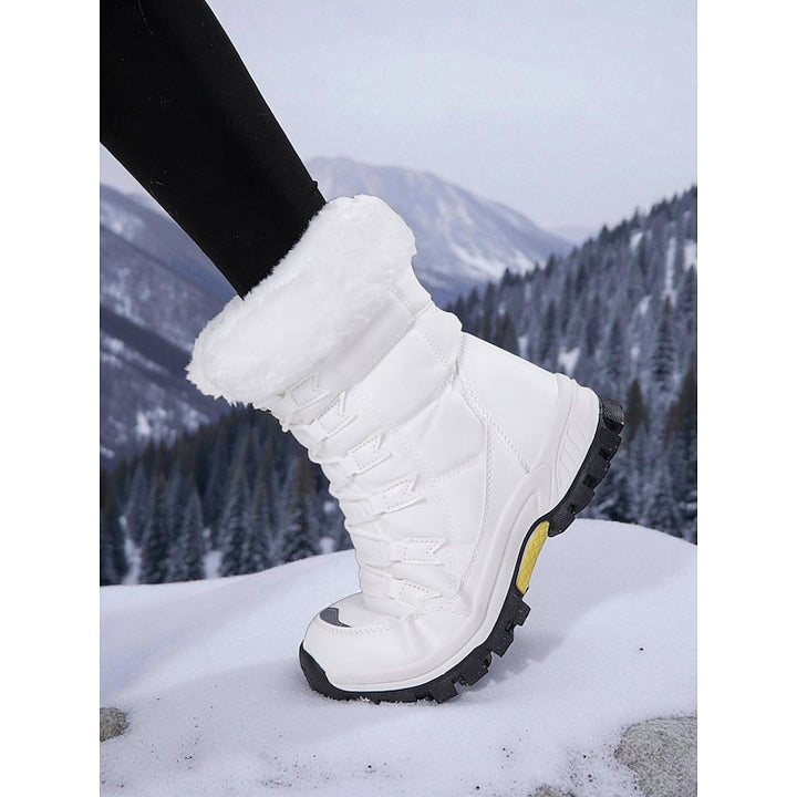 Alba | Cosy Lace-Up Winter Snow Boots