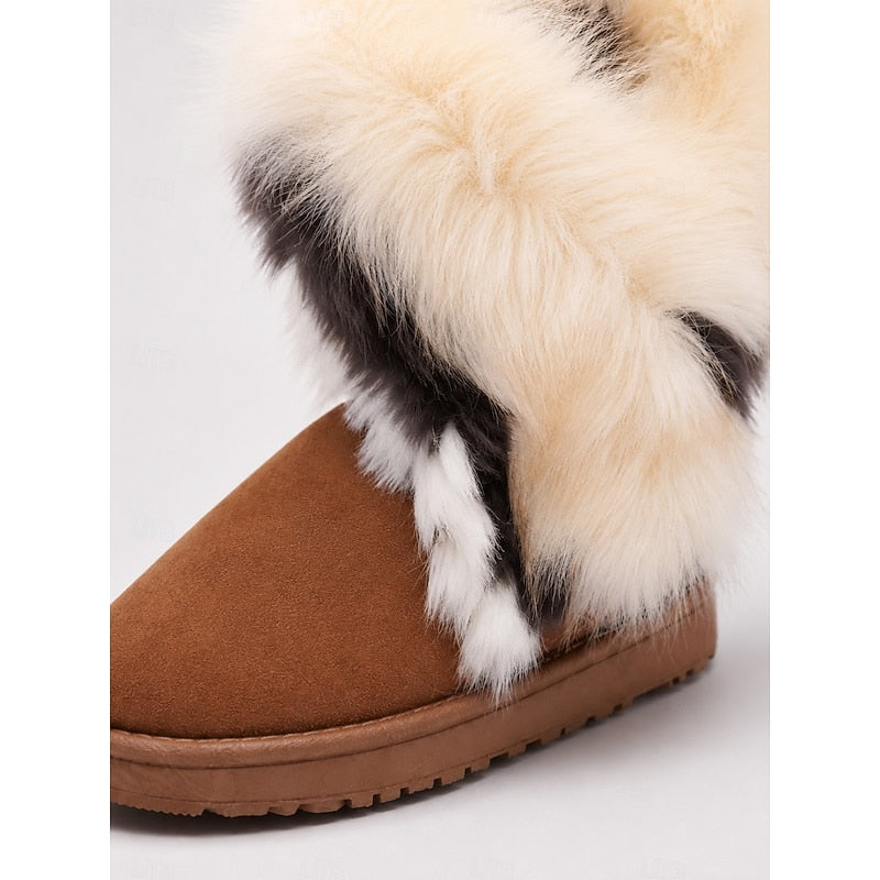 Orla | Plush-Trim Snow Boots