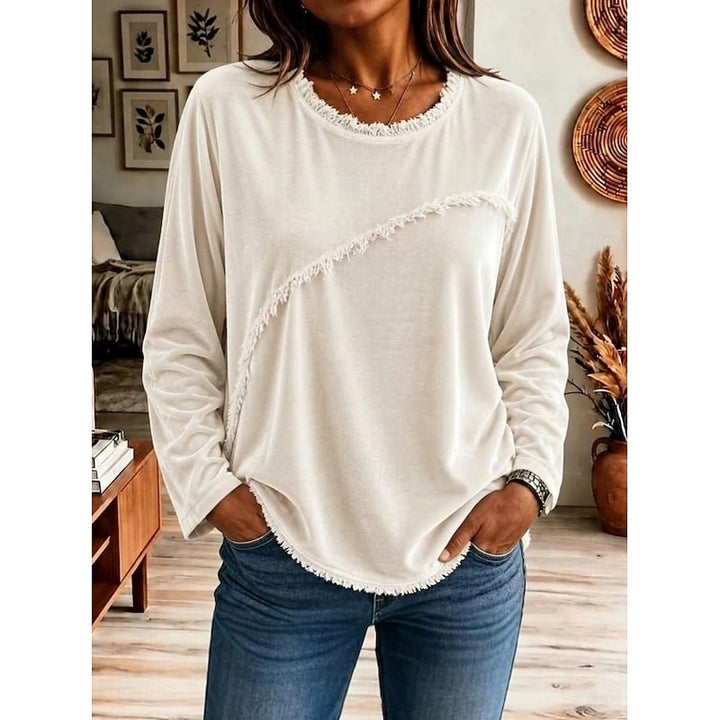 Millicent | Fringe-Trim Relaxed Tunic