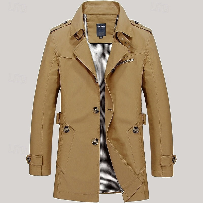 Warren | Refined Single-Breasted Trench Coat