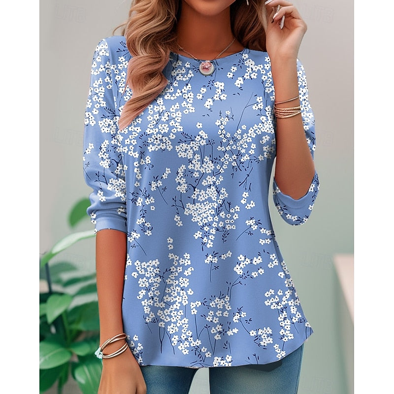 Hazel | Floral Long-Sleeve Top