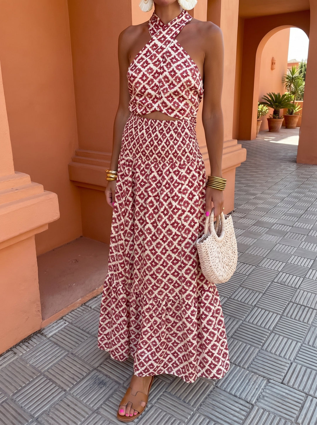 Marlow | Halterneck Two-Piece Set