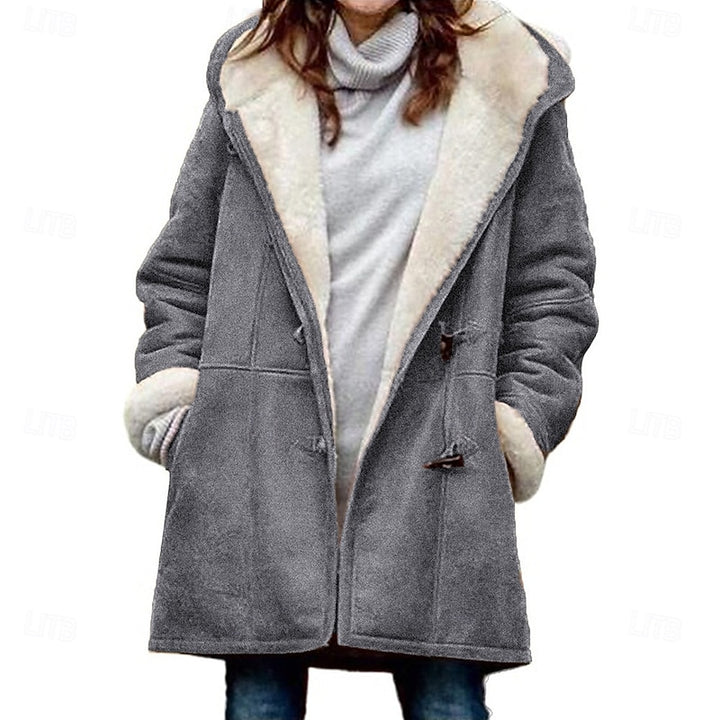 Tabitha | Cosy Hooded Toggle Coat