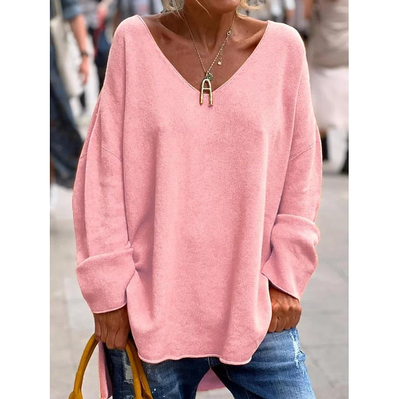 Eliora | Relaxed V-Neck Tunic Top