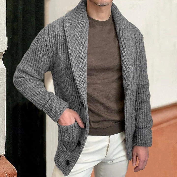 Franklin | Shawl Collar Knit Cardigan
