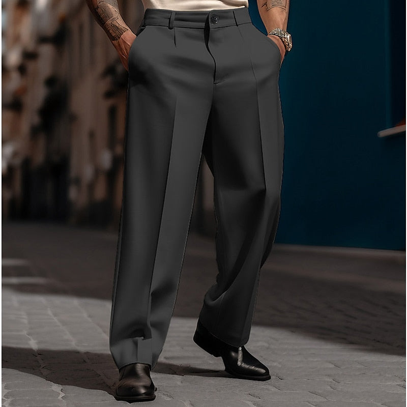 Leland | Tailored Straight-Leg Trousers