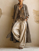 Delphine | Flowing Bohemian Three-Piece Set