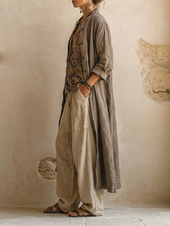 Delphine | Flowing Bohemian Three-Piece Set