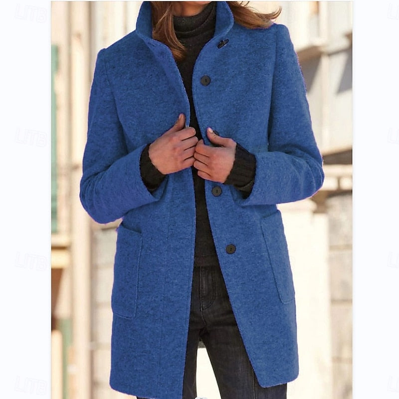 Margot | Elegant Stand-Collar Coat