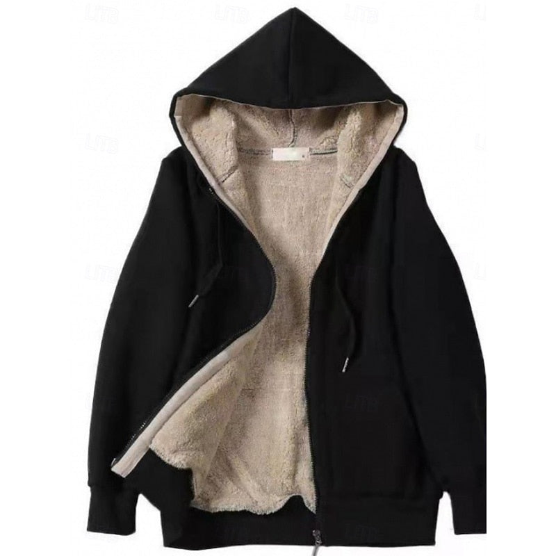 Serena | Cosy Lined Zip-Up Hoodie