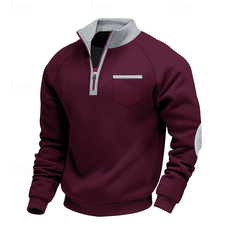 Warren | Quarter-Zip Pocket Sweatshirt