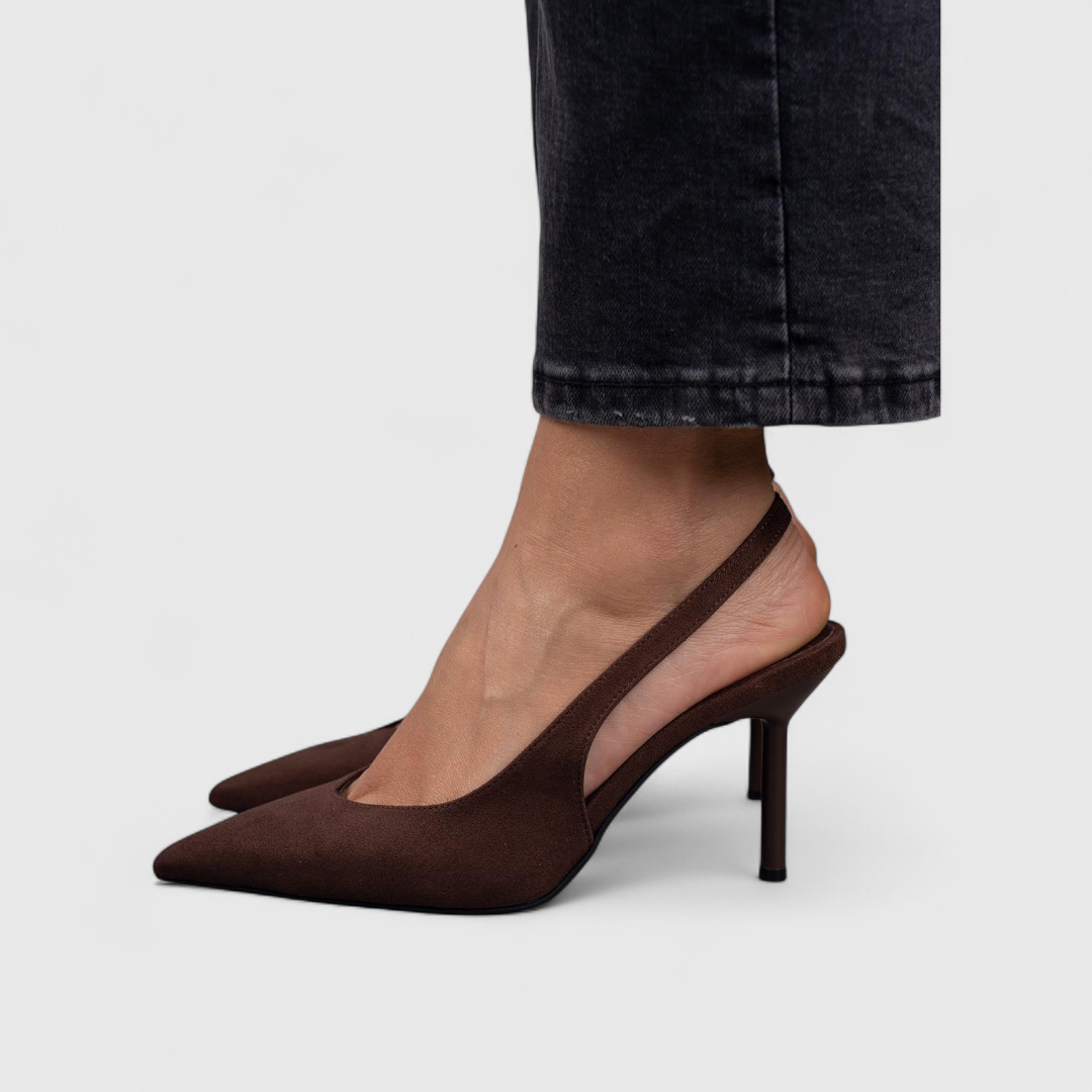 Elisa | Pointed Slingback Heels