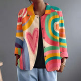 Matilda | Artful Open-Front Jacket
