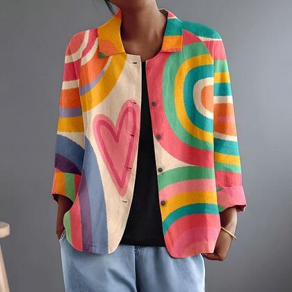 Greer | Artful Print Jacket
