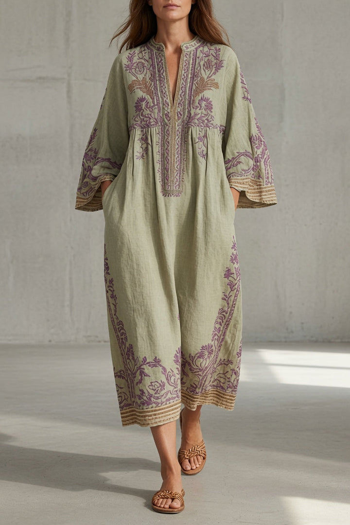 Poppy | Embroidered Bohemian Dress