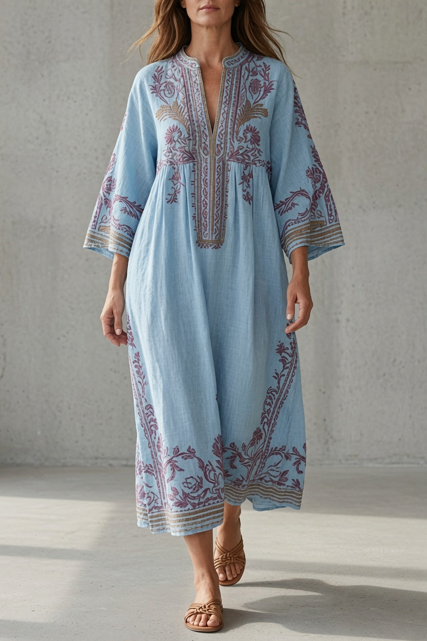 Poppy | Embroidered Bohemian Dress