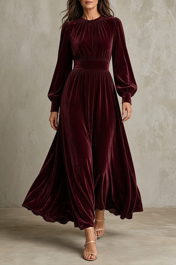 Greta | Flowing Floor-Length Dress