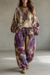 Saskia | Bohemian Floral Two-Piece Set
