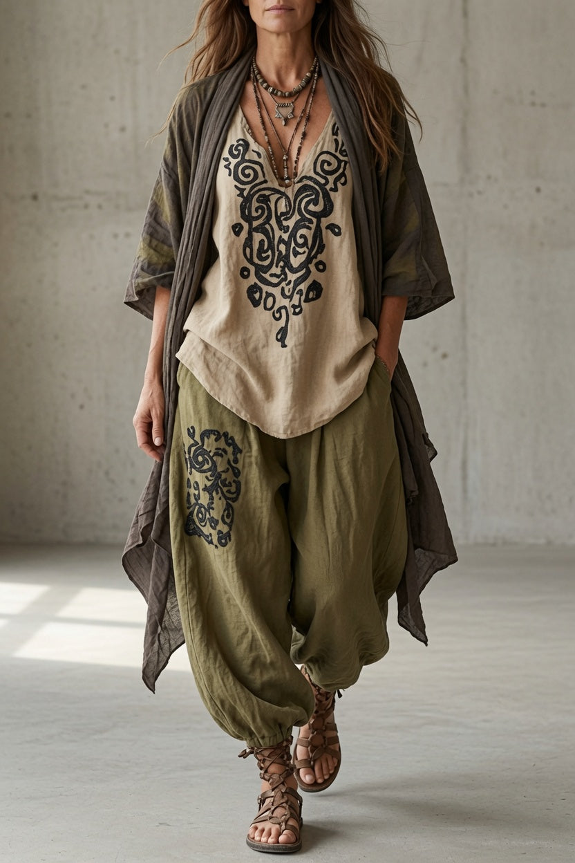 Esther | Bohemian Layered Three-Piece Set