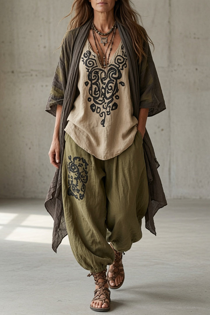 Esther | Bohemian Layered Three-Piece Set